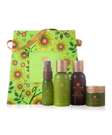 SPA CEYLON Peace Discovery Set | Ayurvedic Discovery Set for Tranquility and Relaxation | Spa Gift Set | Beauty Ritual