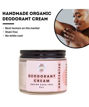 ECO ROOTS Natural Deodorant for Women & Men | Organic Deodorant Cream Non Aluminum | Baking Soda Free Healthy Deoderant for Body & Private Parts | All Vegan Pit Paste Zero Sweat Scent Free Unscented - Buy Online on GoSupps.com