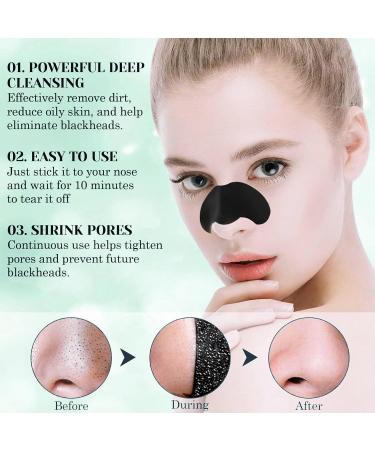 40 Blackhead Strips - Intensive Pore Cleaning for Clear Radiant Skin | Remove Blackheads with Effective Nasal Pore Strips - Buy Online on GoSupps.com
