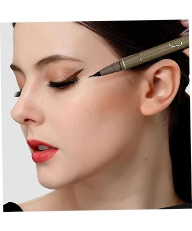 Stylo Eyeliner Imperm able 4Pcs Pointe Fine 0 05mm Eyeliner Marron Anti-taches Liquide Longue Dur e pour Le Maquillage Quotidien Naturel Aegyo Sal Brun Fonc Marron fonc  - Buy Online on GoSupps.com