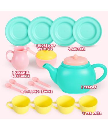 Joyin Children's Tea Service Set - Play Kitchen Accessories & Tableware for Ages 3-6 | Perfect Role-Playing Gift for Tea Parties - Buy Online on GoSupps.com