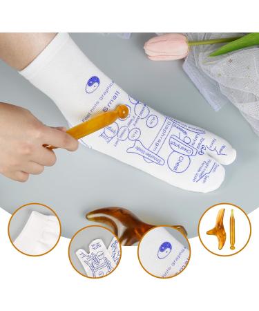 Buy Pinyenr Reflexology Socks - Acupressure Foot Massage Socks Small Size (35-39) for Ultimate Relaxation - Buy Online on GoSupps.com
