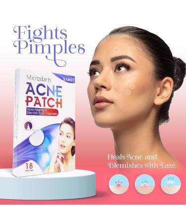 Tea Tree Oil Acne Pimple Patches | Hydrocolloid Spot Treatment with Salicylic Acid | Microdart & Deep Absorbency for Face & Neck - Buy Online on GoSupps.com