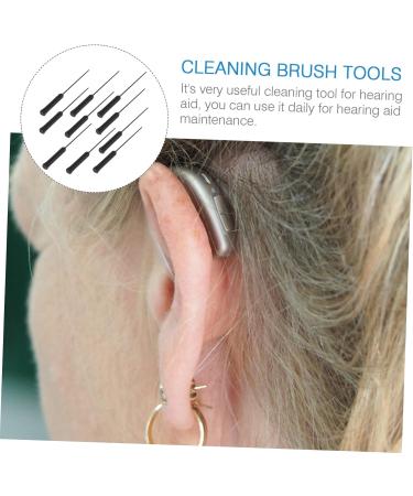 Healeved 10pcs Hearing Aid Cleaning Kit Crevice Cleaning Tool Ear Wax Removal Vacuum for Accessories - Buy Online on GoSupps.com