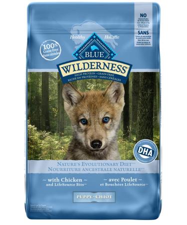 Blue Buffalo Wilderness High Protein Grain Free Natural Puppy Dry Dog Food Chicken 10.8 Kg Bag Puppy High Protein Grain Free