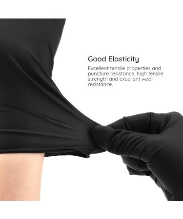 Segbeauty 20 Counts Black Hair Color Gloves - Reusable Powder-Free Latex Dye Gloves for Professional Hair Coloring & House Cleaning (Small - Buy Online on GoSupps.com