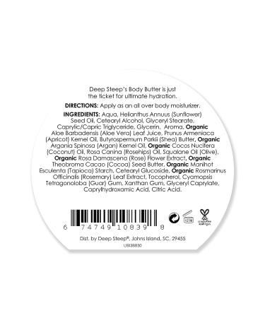 Deep Steep Lilac Blossom Body Butter - 3oz (Pack of 1) - Buy Online on GoSupps.com