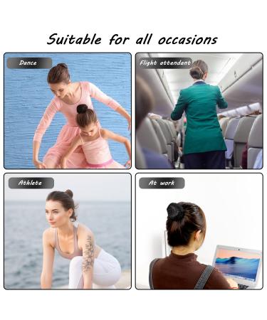 8PCS Ballet Hair Nets for Women and Girls | Elastic Mesh Hair Bun Covers - Buy Online on GoSupps.com