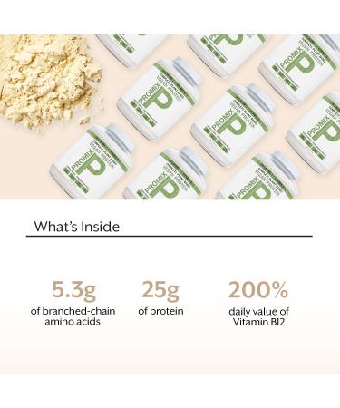 Promix Plant-Based Vegan Protein Powder 5lb Bulk - Pea Protein & Vitamin B-12 for Post Workout - Gluten-Free Unflavored 5 Pound - Buy Online on GoSupps.com