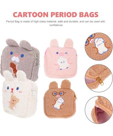 Buy Healeved 8 Stk Women's Menstrual Bag - Large Capacity Aunt's Towel-Keeping Case for Tampons & Bandages - Stylish Polyester Pocket - Buy Online on GoSupps.com