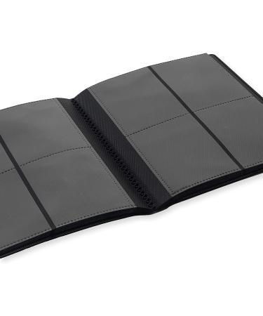 Vault X 4 Pocket Trading Card Album Binder - 160 Side Loading Pockets for TCG Black - Buy Online on GoSupps.com