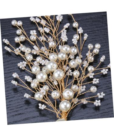 minkissy 1 Pair Wedding Headpiece for Bride Wedding Hair Clip Rhinestone Hair Accessories Pearl Hair Accessories Hair Clips Flower Hairpins Wedding Accessories Miss Rhinestones - Buy Online on GoSupps.com