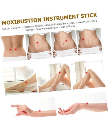 Healeved 10-Piece Moxibustion Heating Patch Set - Back Pain Relief Stickers for Health & Wellness - Buy Online on GoSupps.com