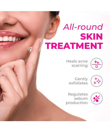 Creamy Skincare Mandelic Gel 7% Exfoliating & Blemish Control Face Gel with Mandelic Acid Alpha-Arbutin Allantoin & Hypskin Gentle Formula 1 fl oz/30mL - Buy Online on GoSupps.com