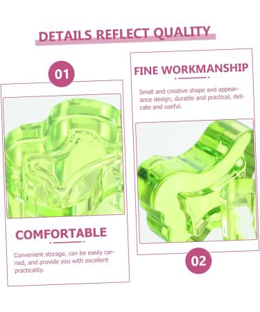 minkissy Glass Nail Cups Manicure Nail Dish Nails Dish Nail Art Dish Glass Nail Dish Nail Art Liquid Holder Dish for Acrylic Nails Professional Nail Dish Nail Supplies Crystal Glass Thicken 7x5.6cm Green - Buy Online on GoSupps.com