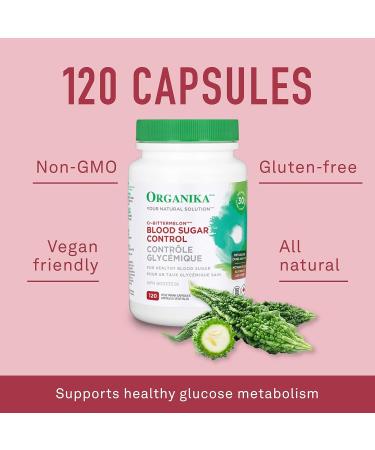 Organika Red Yeast Rice Plus- Plant Sterols Cholesterol Support- 180vcaps & Blood Sugar Control (Formerly Cr-Bitter Melon) 120 Caps 180vcaps + 120 Caps - Buy Online on GoSupps.com