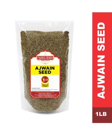 Indian Ajwain Seeds (Carom Bishops Seed) Whole Spice 16 oz - Natural, Vegan, Gluten-Friendly, NON-GMO - Buy Online on GoSupps.com