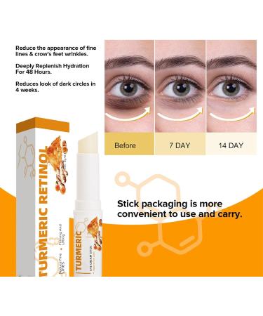  homomdy Lumistick for Eye Bags - Curmeric - Eye Moisturizing Cream Stick - Anti-aging Eye Cream - Reduces Fine Lines - For All Skin Types - Buy Online on GoSupps.com