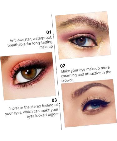 LALAFINA 6 Pcs Black Eyeshadow Brown Eyeliner Brown Eyeshadow Eye Shadow Cream Set Pearlescent Glitter Powder 1 count (Pack of 1) As Shownx3pcs - Buy Online on GoSupps.com