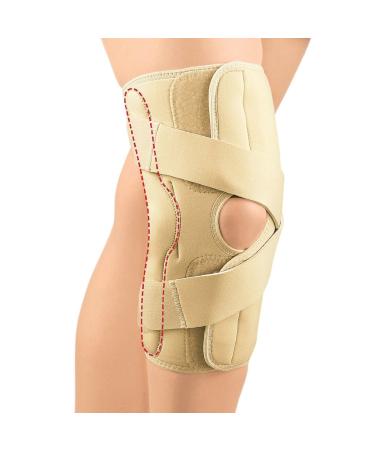 Fla 37-150MDBEG OA Arthritis Knee Brace for Left & Lateral Right Beige Medium