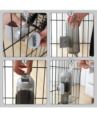 Dog Drinking Bottle 700ml - Leak-proof Pet Water Dispenser for Dogs Cats & Rabbits | Blue - Buy Online on GoSupps.com