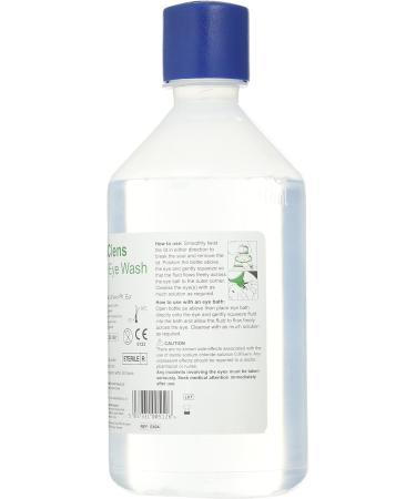 HypaClens Emergency Sterile Saline Solution Eye Wash Bottles Bulk Pack of 10 (500 ml) - 0.9% Sodium Chloride solution 500 ml (Pack of 10) - Buy Online on GoSupps.com