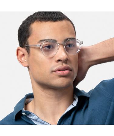 Lucentia X Frame Blue Light Glasses for Men & Women - Acetate BlueBlock Therapy Glasses for Screen Use - Buy Online on GoSupps.com