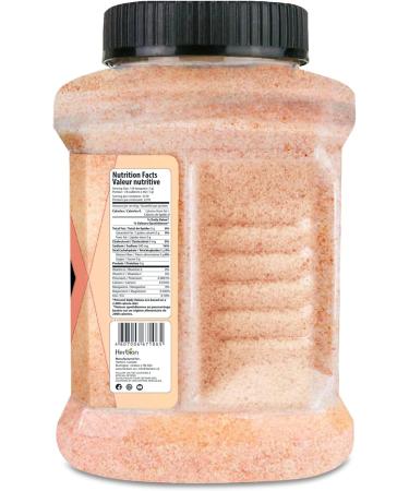 Herbion Naturals Himalayan Pink Salt - Fine Grain - 5 lb. (2.2 Kg) Unbreakable Jar - Kosher Certified - GMO-Free - Vegan - Supreme Quality - Chemical Free - Buy Online on GoSupps.com
