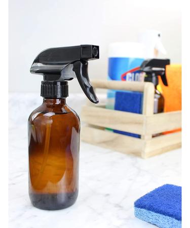 16-Ounce Amber Glass Spray Bottles w/Reusable Chalk Labels (2 Pack)  Heavy Duty Mist & Stream 3-Setting Sprayer Great for Essential Oils - Buy Online on GoSupps.com