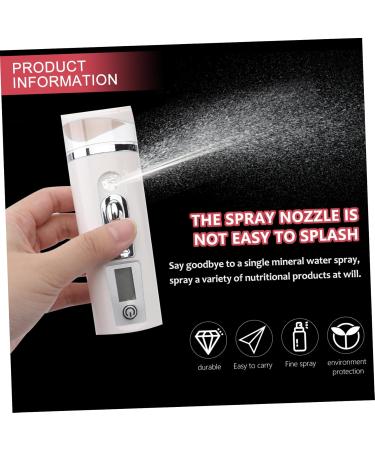 Healeved 3pcs Hydrating Instrument Facial Mist Sprayer Handheld Steamer Banana Hair Claw Clips Abs White - Buy Online on GoSupps.com