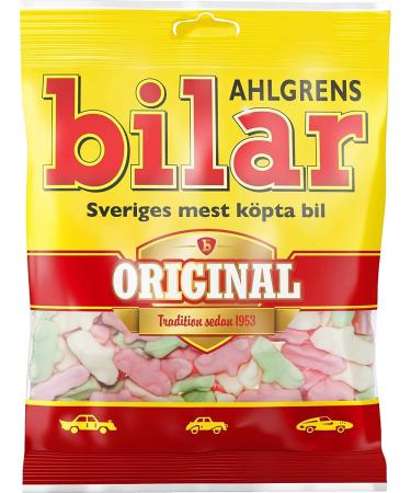 ScandiKitchen Ahlgrens Bilar Swedish Car Shaped Chewy Candy 125g Pack of 3 - Buy Online on GoSupps.com
