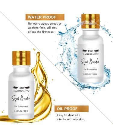 20ML Super Bonder for Lash Extensions | Upgrade Your Eyelash Extensions Retention | Speed Up Dry Time & Reduce Fumes | Glue Accelerator | Water & Oil Proof - Buy Online on GoSupps.com