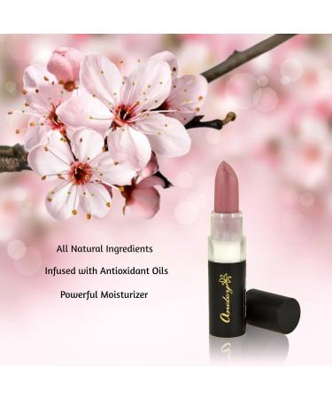 Aneley Cosmetics Vegan Lipstick - Organic Natural Gluten-Free Cruelty-Free Moisturizing Balm in Sweet Pea | Mineral-Based with Antioxidant Oils - Buy Online on GoSupps.com