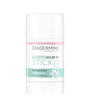 Diadermine - Solid Facial Exfoliant Stick - Matcha Tea Formula - All Skin Types - Skin-Friendly - 98% Natural Origin - 40g Stick
