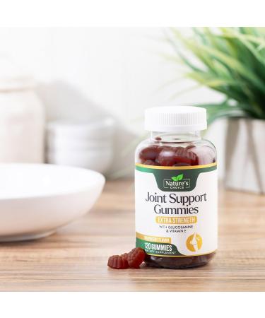 Glucosamine Gummies Extra Strength Joint Support with Vitamin E - 120 Count - Men and Women Chewable Supplement for Cartilage & Flexibility - Buy Online on GoSupps.com