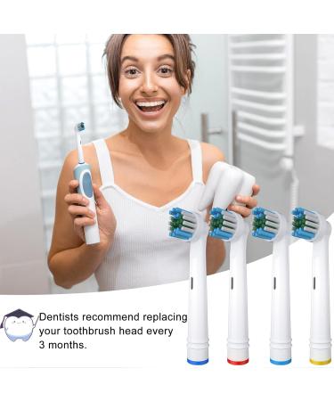 SOFTMATE Electric Toothbrush Replacement Heads - Compatible with Oral B Braun Models - Family Pack of 16 Soft Brush Refills - Buy Online on GoSupps.com
