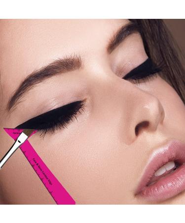 Reusable Eyeliner Stencils Set - Waterproof Gel & Liquid Makeup for Winged Tips, Beginners & Eyeshadow Application - Buy Online on GoSupps.com