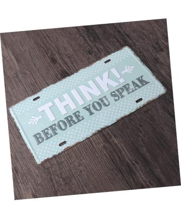 Levemolo Emblems Vintage Signs Iron Sign Painting Antique Signs Tin Signs License Plate Metal Iron Painting - Buy Online on GoSupps.com