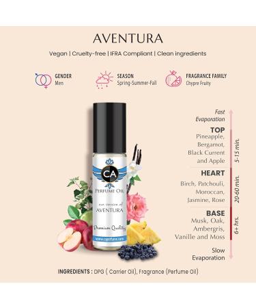 CA Perfume Body Oil Aventura Impression Double Set Roll-On - 0.33/10ml X2 - Buy Online on GoSupps.com