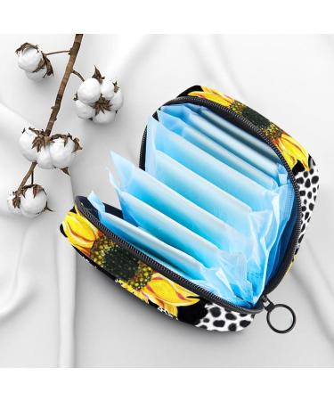 Gold Marble Women's Bandage Storage Bag | Portable Menstrual Pad & Cup Bag | Stylish Teen & Adult Organizer | 4.7x6.6 in - Buy Online on GoSupps.com