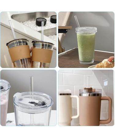 8 Pack Replacement Straws for Stanley Tumbler - Reusable Plastic Straws - 12.5 - with Cleaning Brush - Buy Online on GoSupps.com