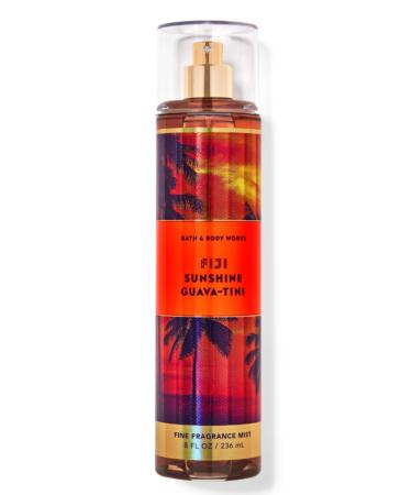 Bath and Body Spray Long Lasting Fine Fragrance Mist Fiji Sunshine Guava-Tini | 8 fl oz / 236 ml | BBW 8 Fl Oz (Pack of 1) Fiji Sunshine Guava-Tini