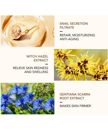 Korean Skincare Snail Cream - Hydrating Face Moisturiser for Women - Repair & Soothe Dry Skin with Snail Mucin Serum - Deep Moisture and Anti-Aging Effects - All in One Face Cream 3.53 oz/100g - Buy Online on GoSupps.com