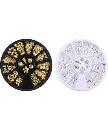 Alloy Nail Art 3D Metal Rivets Studs Ocean Theme Star Mold Fillers Manicure Decals Decor Filler - Buy Online on GoSupps.com