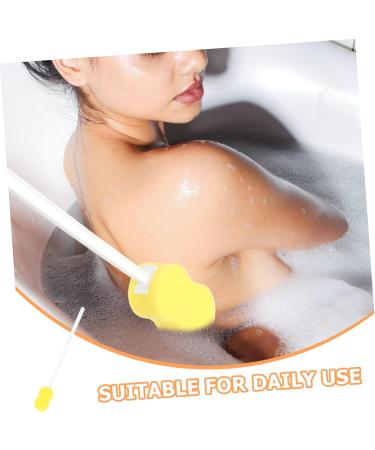 Gogogmee Long Handle Bath Sponge Bath Scrubber Shower Scrubbing Brush Back Cleaning Brush for Shower Bath Brush with Long Handle Shower Sponge with Handle Body Wash Body Cleansers Pp - Buy Online on GoSupps.com