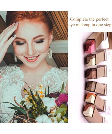 Glitter Gradient Eyeshadow Stick Set Waterproof Shimmer Eye Makeup in 12 Colors (6 Packs) - Buy Online on GoSupps.com