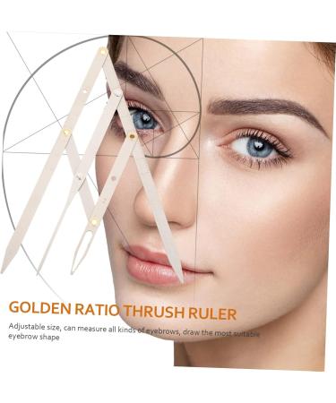 FOMIYES 5 Pcs Second Generation Scale Makeup Kit Eyebrow Positioning Ruler Cosmetic Bag Eyebrow Trimming 1 count (Pack of 1) Silverx5pcs - Buy Online on GoSupps.com