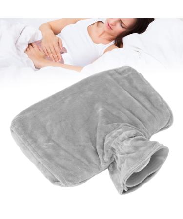 1500 ml hot water bottle water spray bottle warmer large capacity warm stitching for neck and shoulder cramps large capacity hot water bottle with Lidl gray