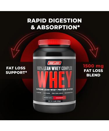 NAR LABS 100% Lean Whey Complex 2 pounds (Strawberry) - Buy Online on GoSupps.com