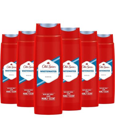 Old Spice Old Spice Whitewater shower gel for men pack of 6 (6x400 ml)